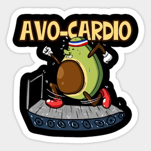 Avo-Cardio Sticker